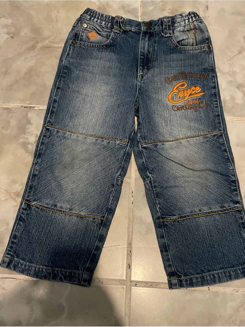 ENYCE Boys Y2K 3T Toddler Baggy Denim Skater Kid Style Jeans